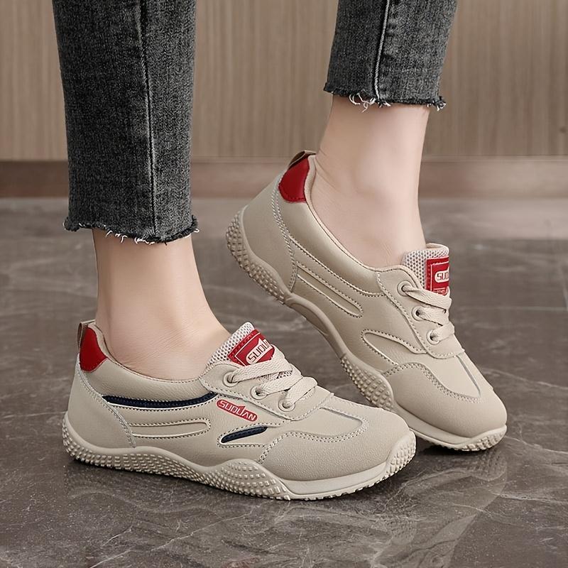 Women's White Sneakers New Spring Hot Thick-Soled Shoes Non-Slip Soft Sole Versatile Casual Sneakers