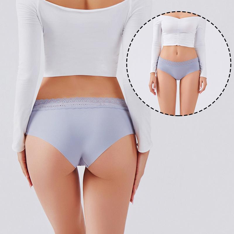 4Pcs/Set Sexy Hollow Lace Panties Girl Underwears Ladies Briefs Plus Size Panty Seamless Soft Female Panties Low Waist Lingeries