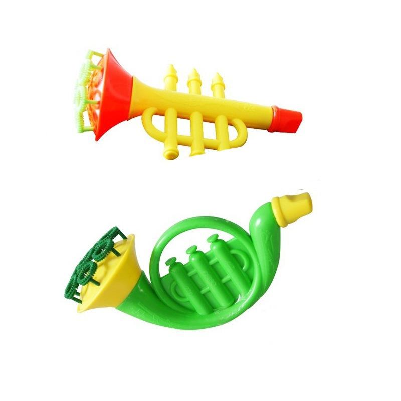 2018 New 1pcs Novelty Horn Blowing Bubble Gun Random Style Sent