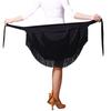 Latin Dance Dress: Women's Tassel Skirt Performance Costume with Apron Scarf