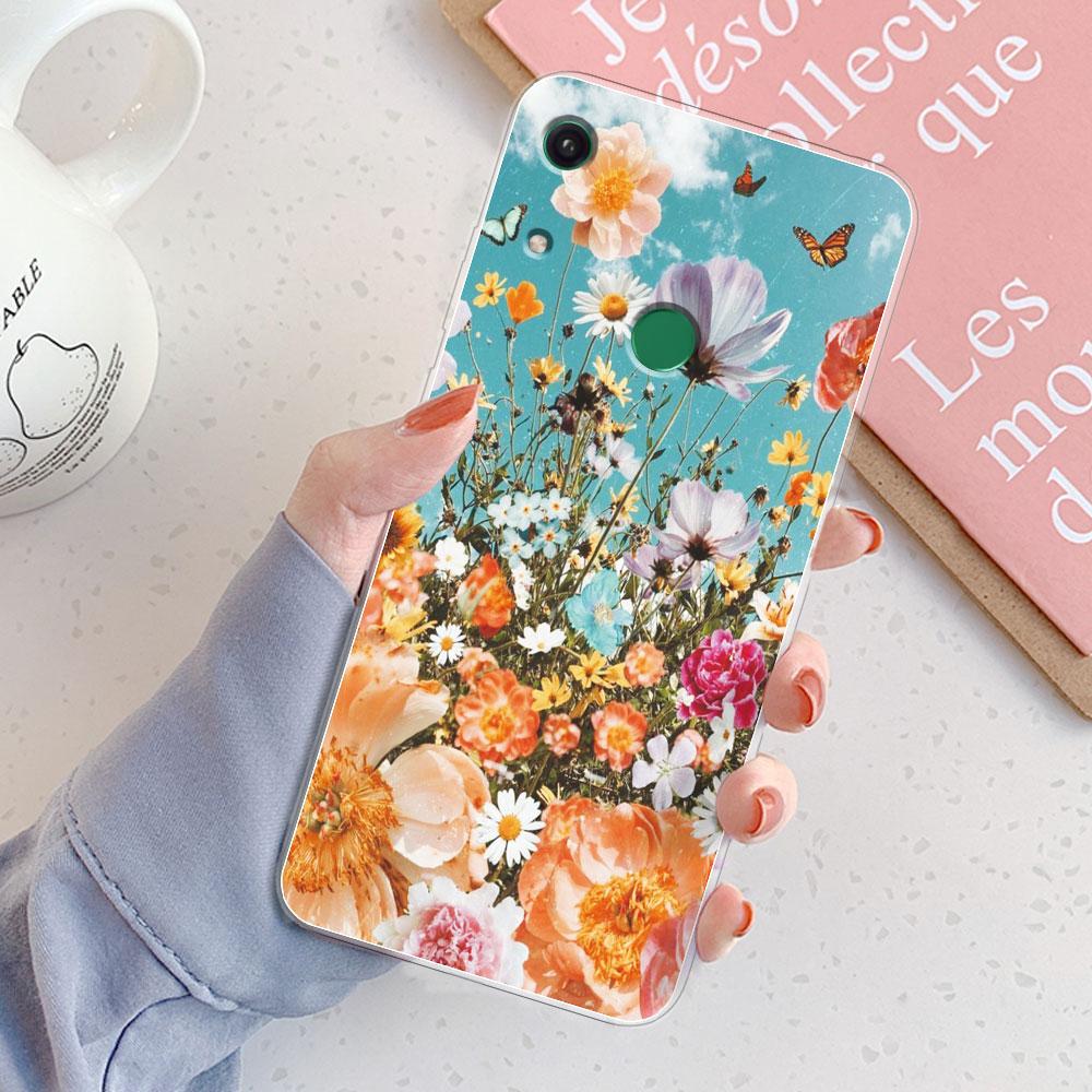 For Honor 8A Case Cover Honor 8A Pro Chic Girl Marble Silicone Clear Phone Cases for Honor 8A JAT-LX1 8 A Honor 8A Prime Bumper