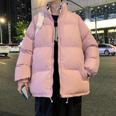 Men's Cotton-padded Clothes 2025 Winter New Trendy Brand Thickened Loose Casual Warm Hooded Jacket Top