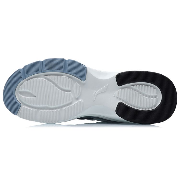 Li Ning Durable Low-Top Running Shoes Men Sneakers White Blue AGCR205-3