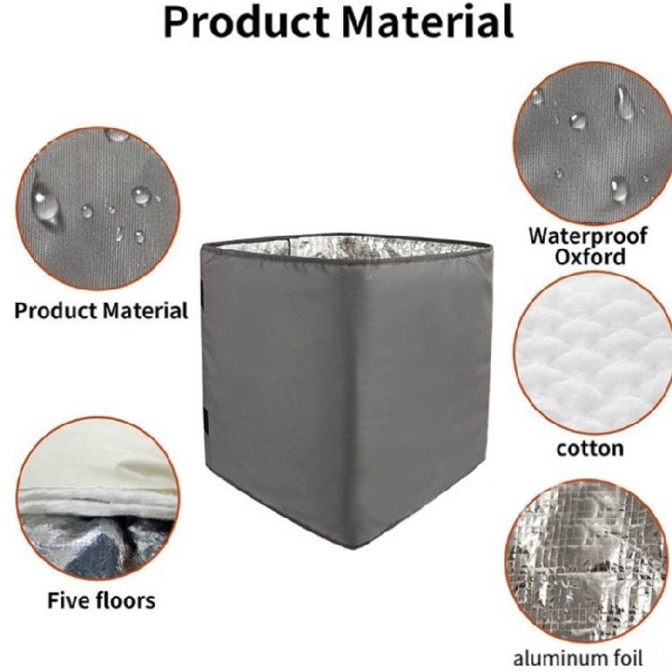 Beekeeping Winter Survival Insulated Thermal Blanket Cover Windproof Design 600D Tear Resistant Fabric Rain Snow Defense