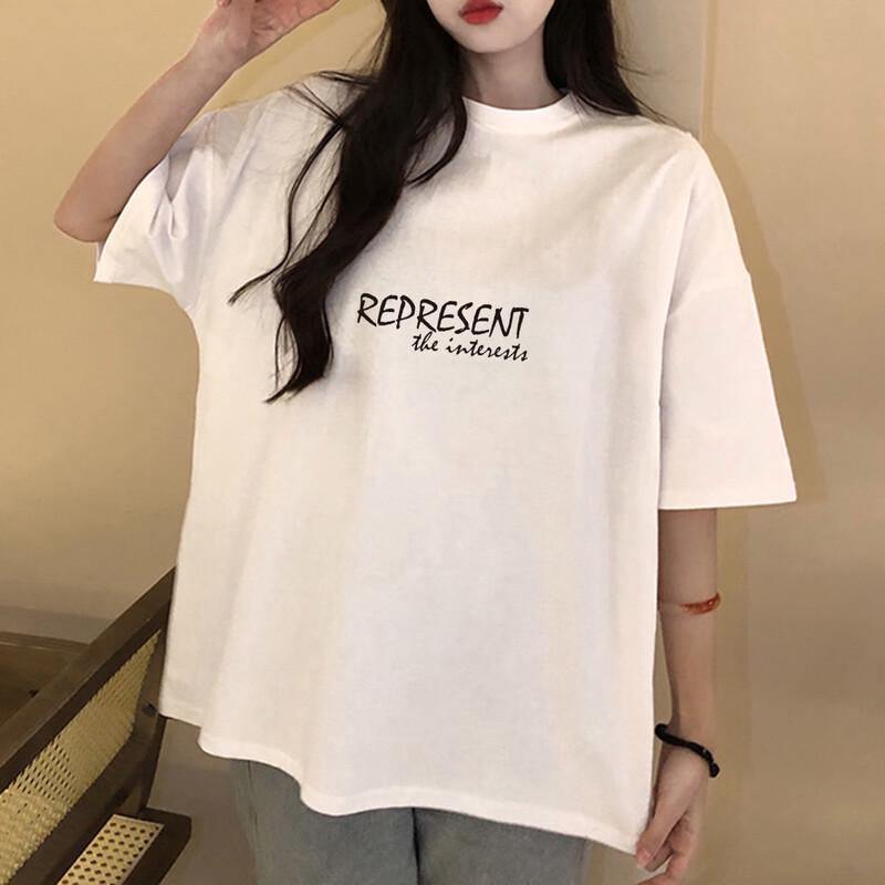 TonLion Women s 2025 Summer Back Graphic Short Sleeve T-Shirt M