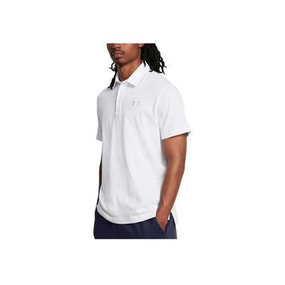 Polo a Maniche Corte da Uomo a Tinta Unita Vestibilità Ampia Bianco 1386608-100