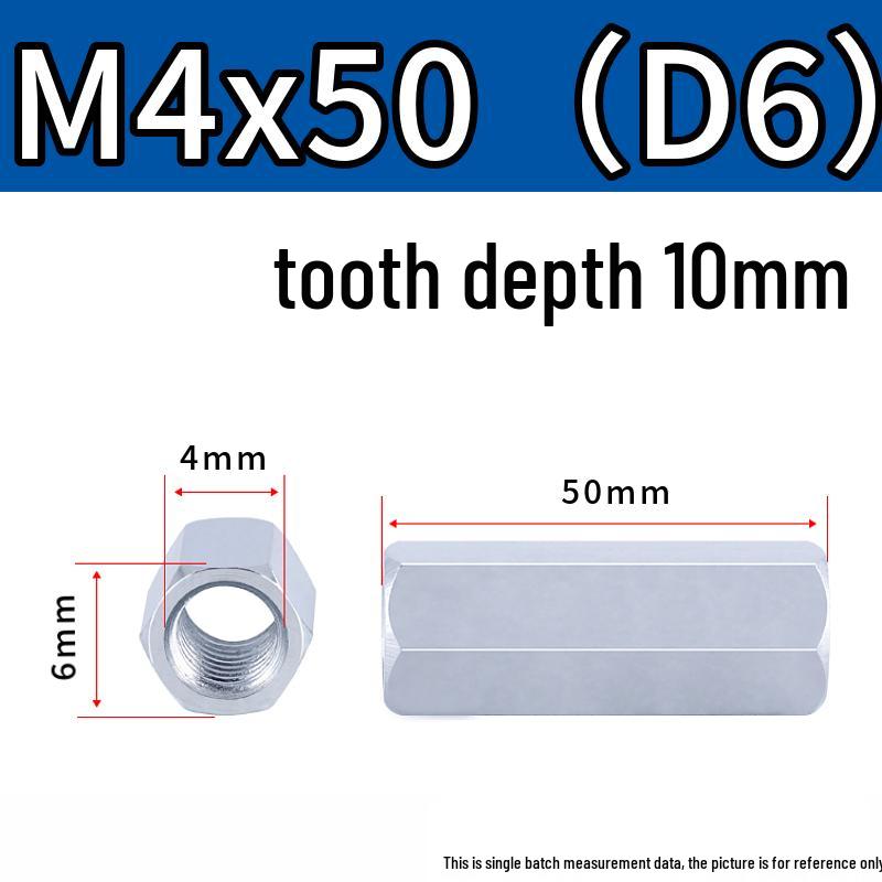 Aluminum Alloy Hexagonal Double-Head Threaded Spacer M2/3x4.5/6