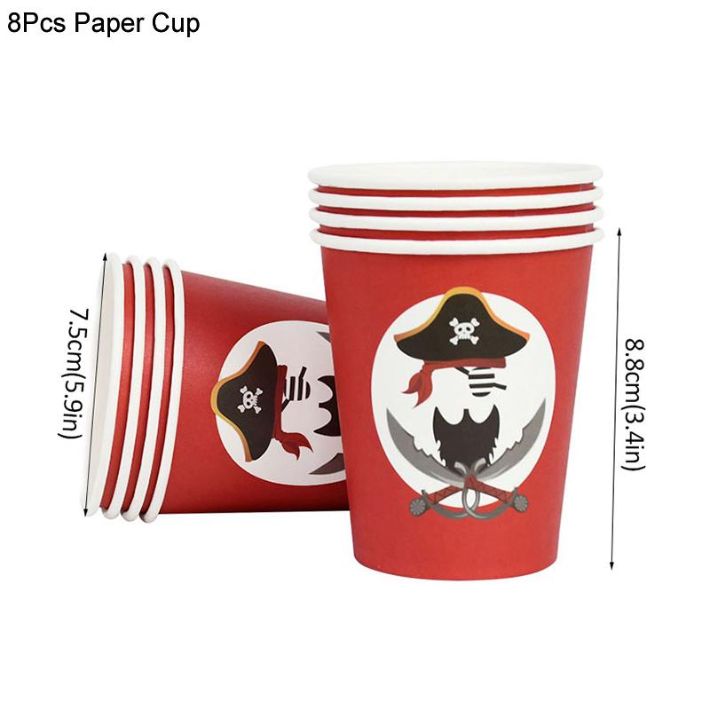 Halloween Pirate Hat Cap Decoration Kids Adult Halloween Masquerade Captain Cosplay Costume Props Pirate Theme Birthday Party