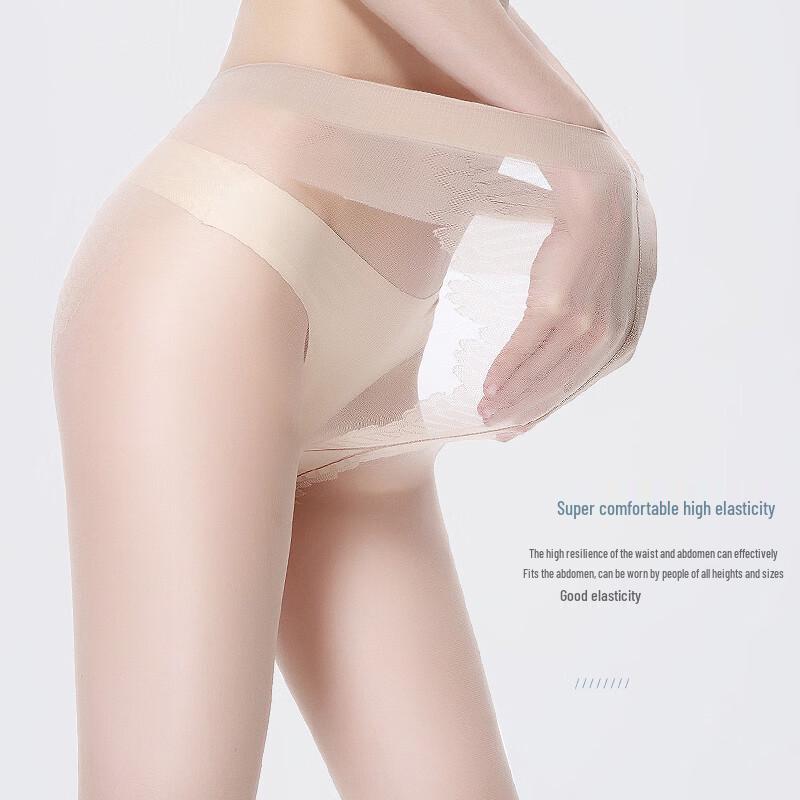 LangSha Women's Ultra-Thin Butterfly Crotch Tights