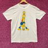 Die Simpsons Familie Gestapelt Grafikdesign T-Shirt Groß