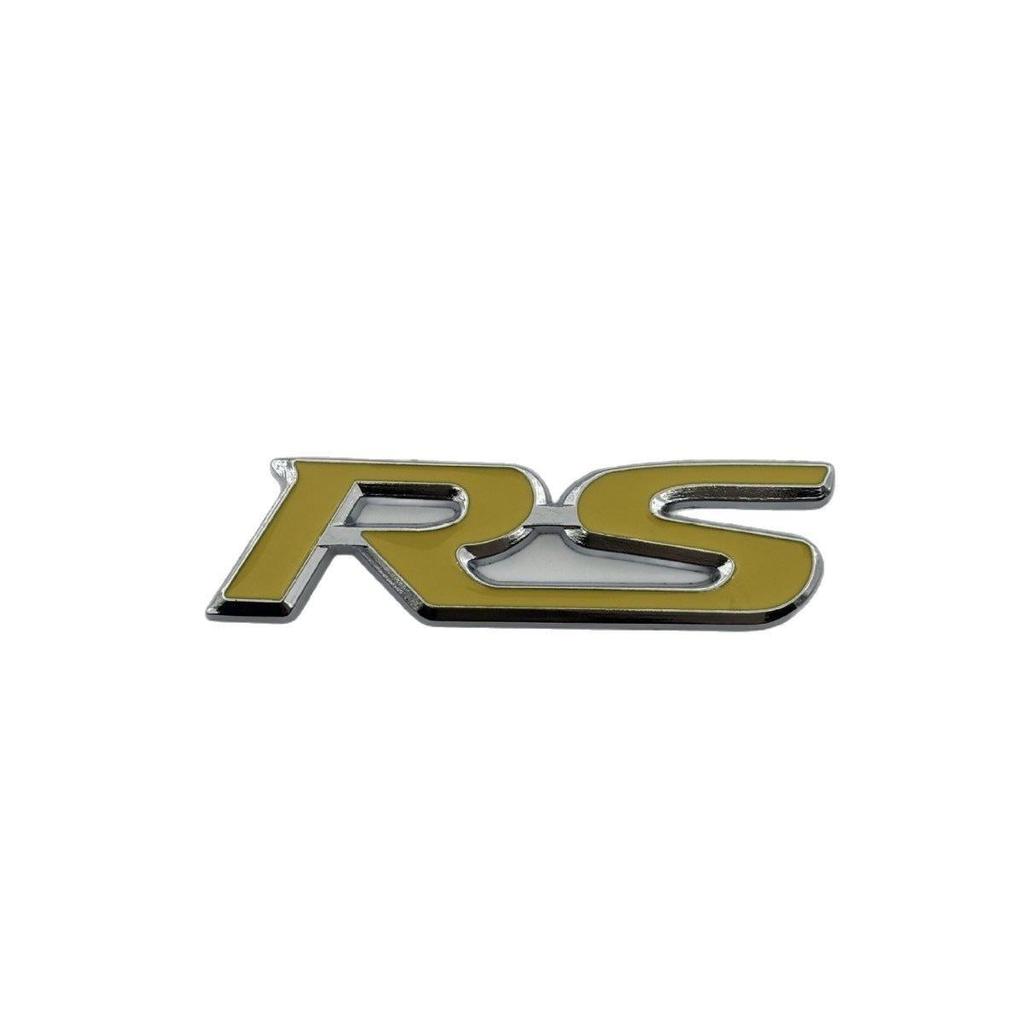 Adesivo e Emblema per Auto in Metallo RS Sport Edition
