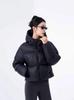 Chaqueta Corta de Plumas de Pato Gruesa de Alta Calidad para Mujer - Estilo de Invierno a la Moda