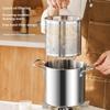3.5L Deep Fryer Pot Stainless Steel Frying Pot With Mesh Steamer Basket With Glass Lid Kitchen Household Soup Pot Tool