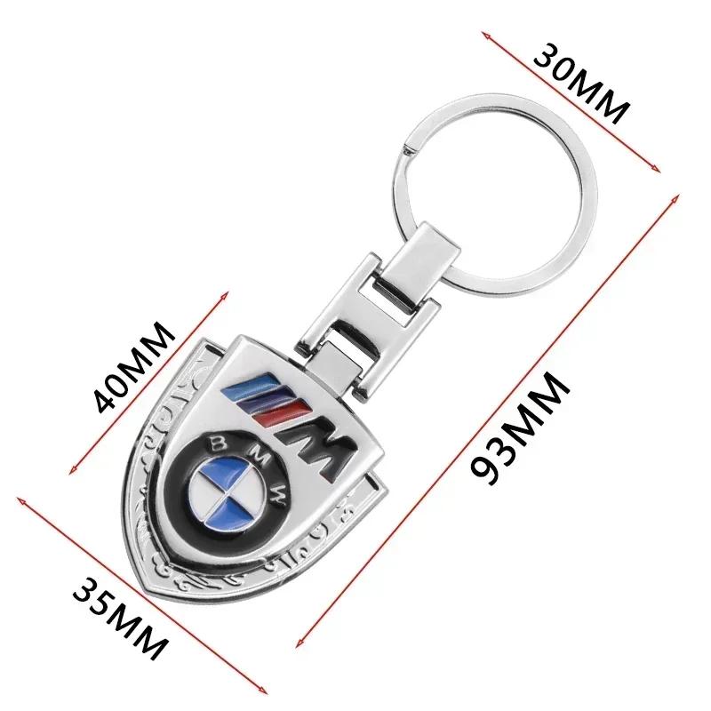 2025 E46 For BMW 1 pcs Car keychain Creative double-sided epoxy metal key ring For BMW M E39 E36 E60 E90 E3A4 E46 F30 F10 F20 X5