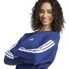 Adidas Women S eSSential 3 Stripe Fleece SweatShirt Jx7687