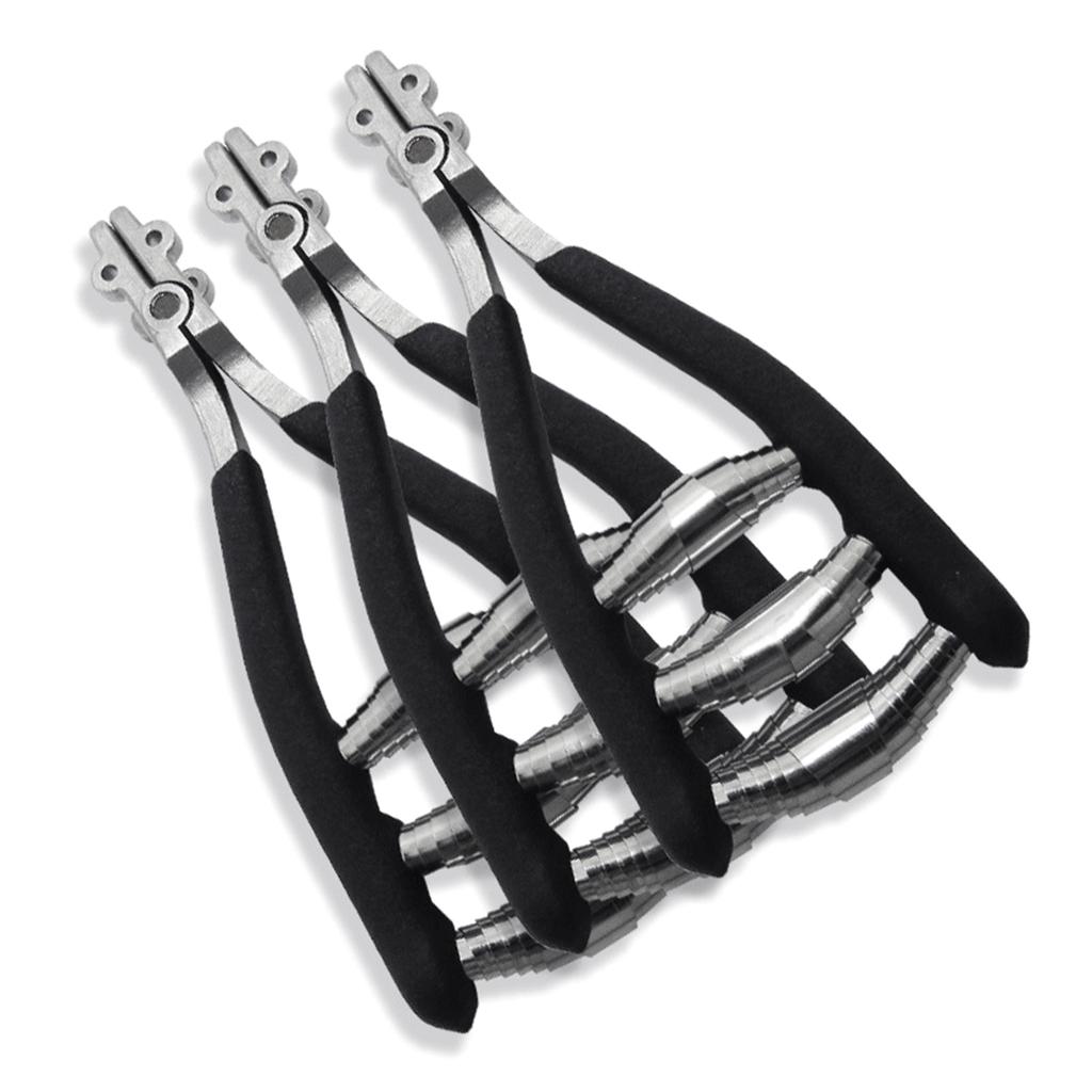 Starting Clamp Stringing, 3 Spring Light Weight Wide Head Racquet Clamping Tool Badminton Racquet Threader Clamp Tool