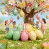 3*4cm Mini Easter Eggs for Tree Basket Home Decoration Perfect Easter Gifts Holiday Party Ornaments Craft Supplies