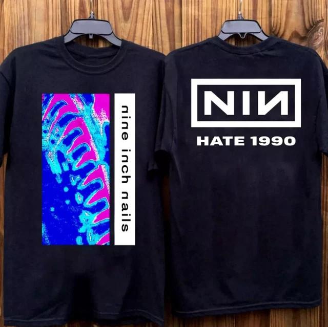 Винтажная футболка группы NIN Nine Inch Nails 1990 года Унисекс L