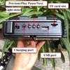Portable Emergency Radio Solar FM AM SW1-6 Radio Receiver Bluetooth Speaker with Flashlight TF Card USB Drive MP3 Music Player