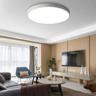 Deckenleuchte Unterputz, modern, superdünn, ultrahell, warmweißes Licht, 27 W, Wohnzimmer, Schlafzimmer, runde Lampe, Heimbedarf
