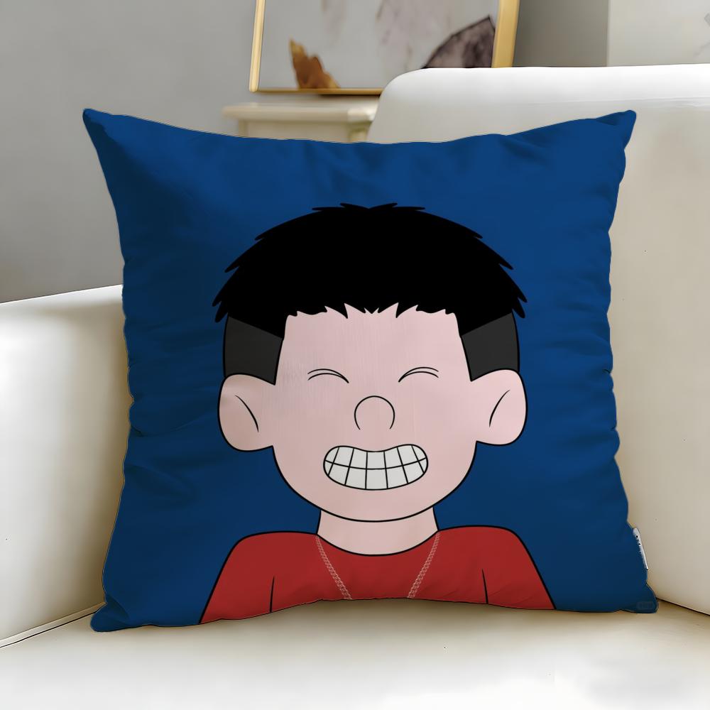 classic theme Pop Man Cushion Cover Soft & Easy-Wash Pillow Case – Versatile for Couch, Bed, Travel and Office