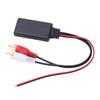 Car Radio 2 RCA Bluetooth 5.0 Adapter Wireless AUX Audio Cable Replacement for Kenwood for Clarion