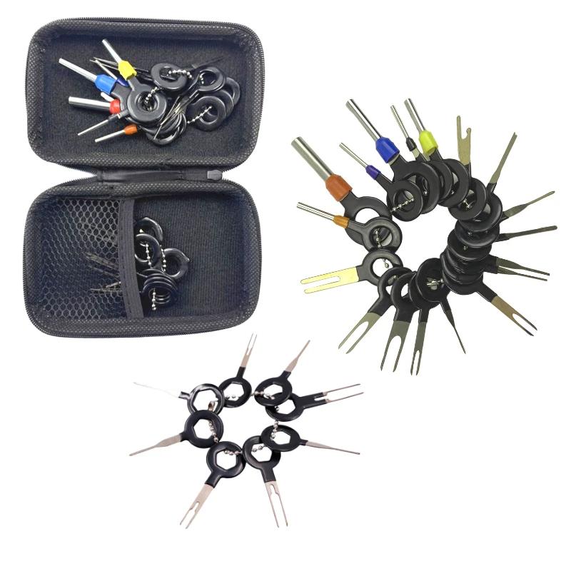 41/26 buc. Kit de îndepărtare a terminalelor pentru mașină, cutie, conector de ștecher de sârmă, extractor, extractor, set de extractor de știfturi de eliberare, instrumente de reparare a mufei de terminale