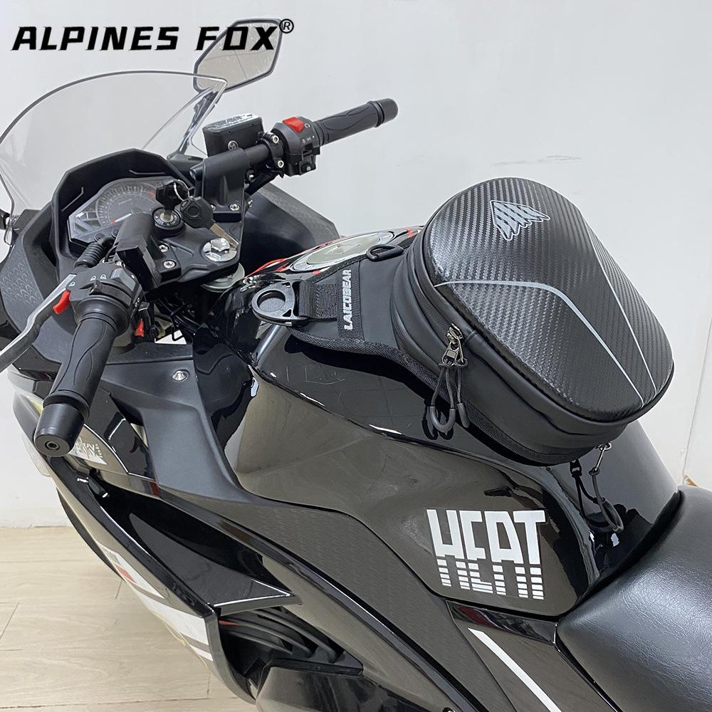 New Carbon Fiber Pattern Camouflage Motorcycle Leg Bag Reflective