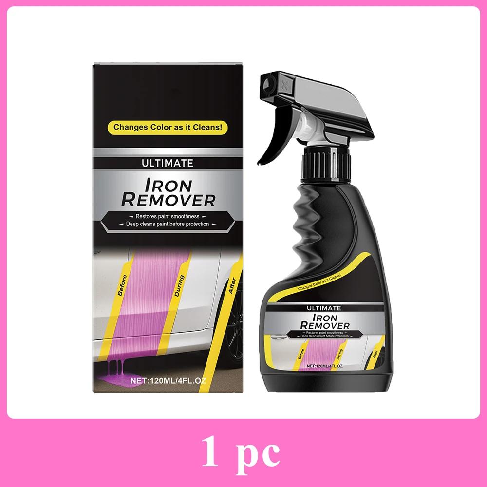 Car quick-care rust remover spray, car exhaust pipe rust remover, car wheel rim rust remover, metal powder cleaner 1PCS