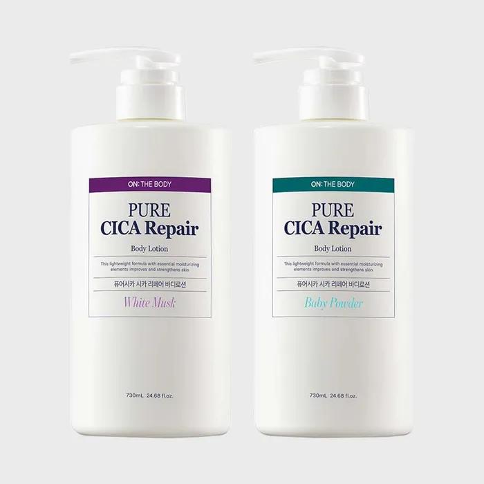 

On the Body Pure Cica Лосьон для тела 730 мл X 2 (Мускус/Детская присыпка) Выберите 1 2 baby powders