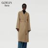 GOELIA Women's Camel Wool Robe Coat