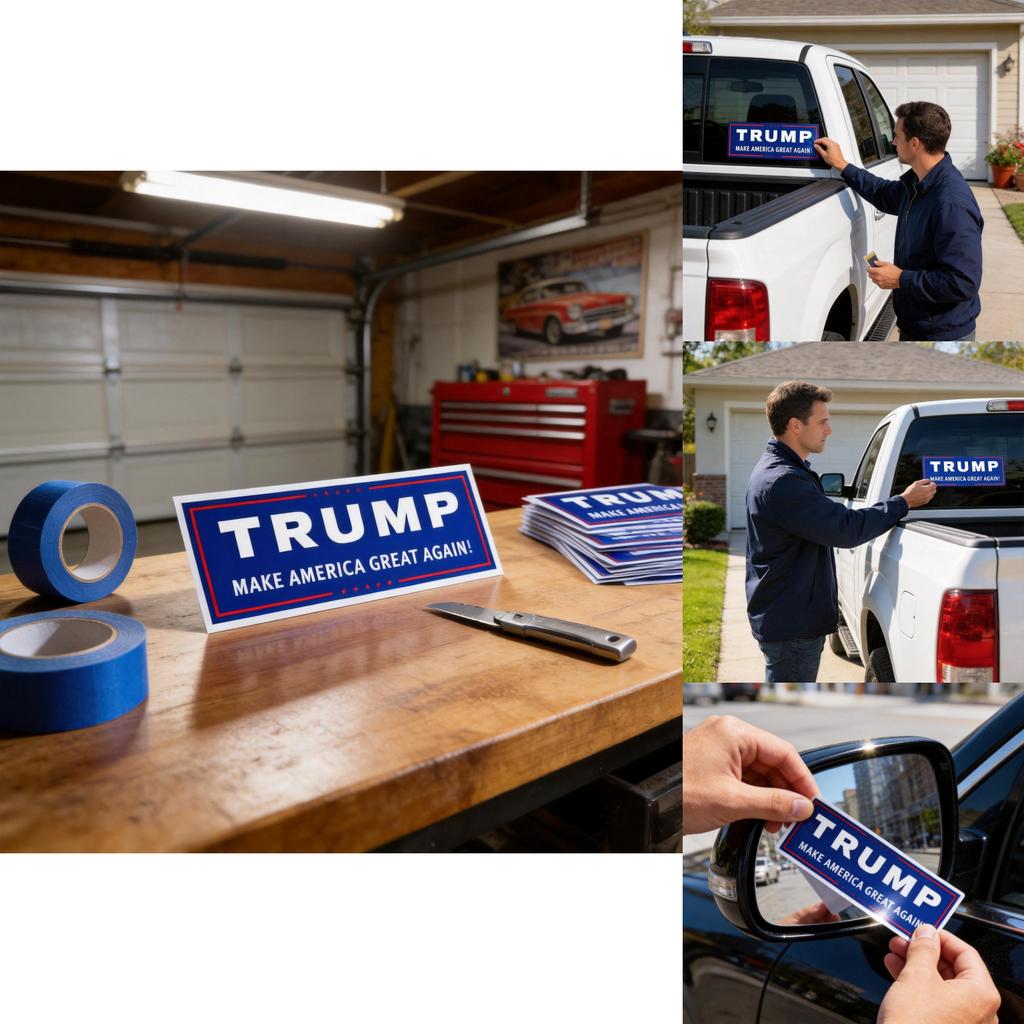 Trump Make America Great Again Vinyl Autoaufkleber Packung für LKWs und Fahrzeuge