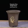 Extra Large Purple Clay Tall Flower Pot 2025 - Cylindrical Ceramic Design