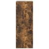 Wall Mounted Cabinet Smoked Oak Finish 33 X 34.5 X 90 Cm Particleboard