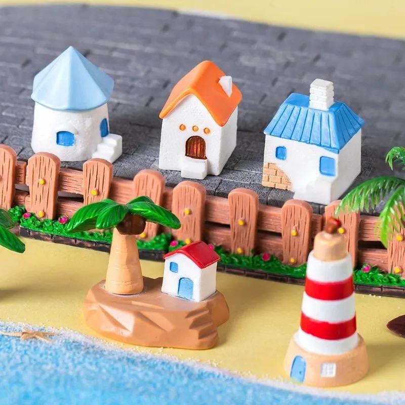 Micro Landscape Sea Bird Seagull Pigeon Miniature Fairy Garden Home Houses Decor Beach Plate Landscaping Decor DIY Accessories