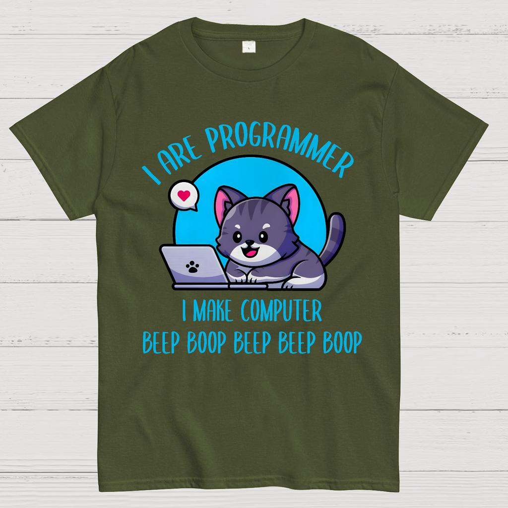 I Are Programmer I Make Computer Beep Cotton Summer Casual Cool Loose T-Shirt