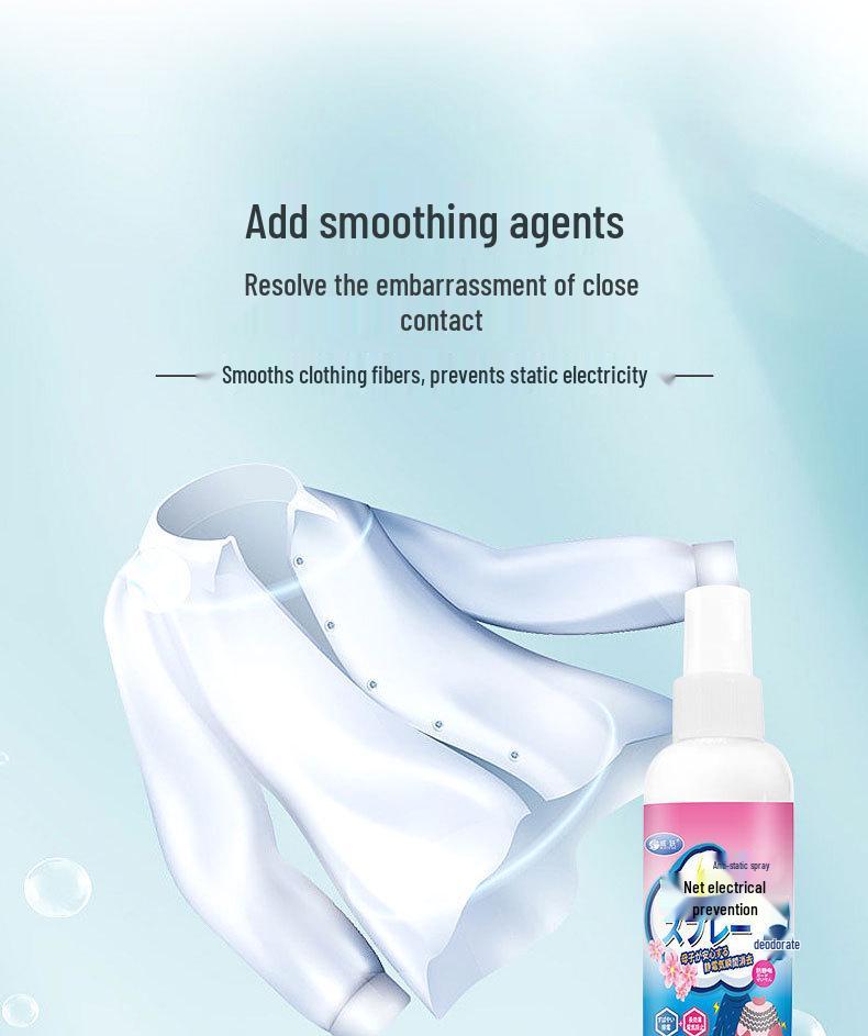 Anti-Static Spray for Clothes & Sweaters - Static Eliminator and Hair Remover