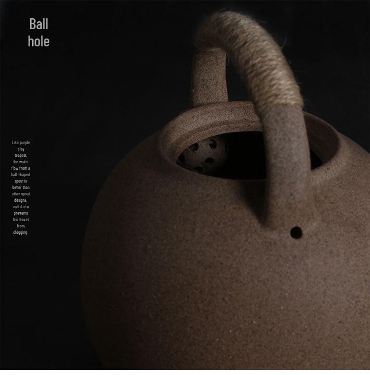 White Clay Gongfu Tea Brewing Stove Kettle
