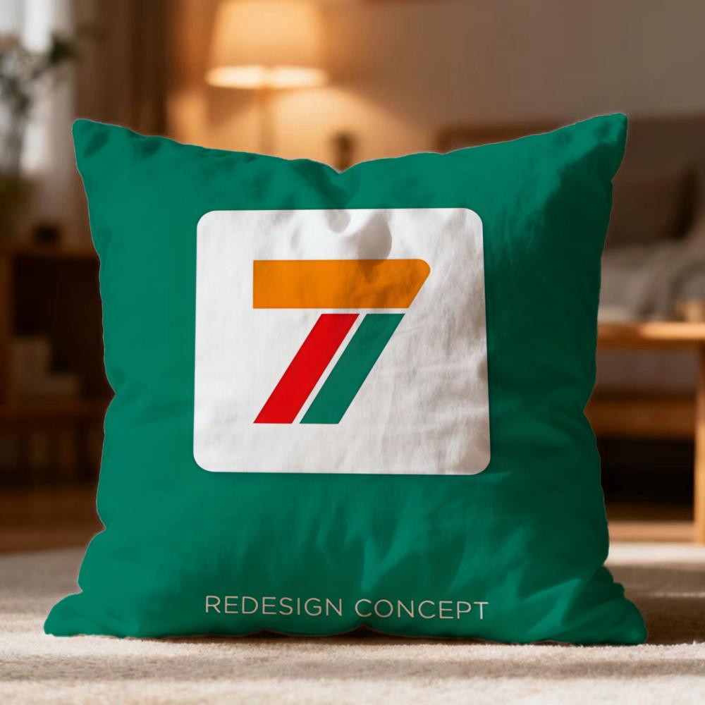 Popular S-S7-Eleven Cushion Cover Soft Washable Pillow Case Multi-Scene For Couch Bed Travel Office Use