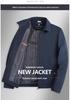 Men's Premium Spring/Autumn Business Casual Jacket Shirt for Middle-aged and Elderly