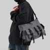 Trendy Canvas Crossbody Messenger Bag for Men & Women - Japanese Workwear Style