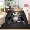 1pz Tappeto Disney con Motivo Jack Skellington Tappeto da Area Tappeto Antiscivolo Lavabile a Mano Tappetino per Pavimento Adatto per Soggiorno Camera da Letto Decorazione per la Casa