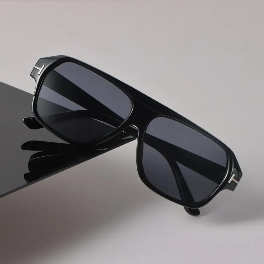 Designer Square Sunglasses Women Men Vintage Black Sun Glasses Fashion Personality Eyewear Mirror Lens Sexy Brand