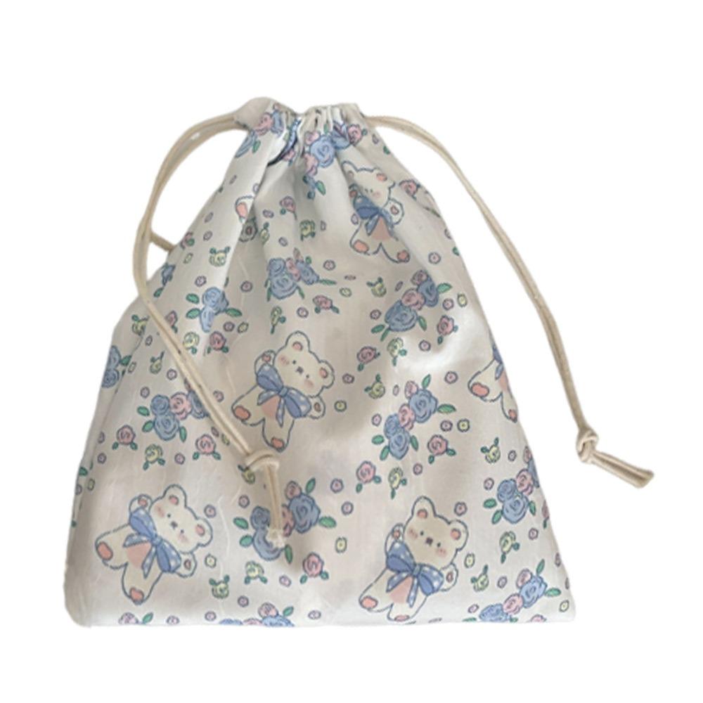 Portable DIY Gift Bag Multifunction Anti Dust Candy Packaging Bag Large Capacity Fabric Storage Bag Coin
