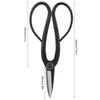 Professional Steel Bonsai Scissors Black Sharp Blades Pruning Shear Butterfly Handle Garden Cutter Indoor Plant