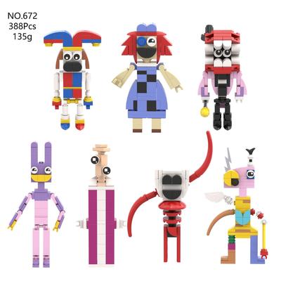 3D-Cyber-Zirkusblock-Plastikspieldesigner für Kinder für Jugendliche und Kinder, der erstaunliche digitale Zirkus