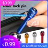 2025 Hot 2/4pcs Car Alloy Door Lock Pin Security Insurance Cars Accessories For BMW Performance E46 E90 G11 F10 F30 G08 X6 5 Ser