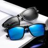 Camouflage Legs Polarized Square Sun Glasses Men High-end Fashion Sunglasses Real Person Csgo Male Eyeglasses