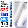 For Samsung Galaxy S26 Ultra 6in1 Tempered Glass Front Screen Protector HD Clear Lens Protective Film for Samsung Galaxy S26Plus