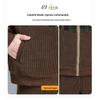 Spring Corduroy Sportswear Set for Middle-aged Women - 2025 Style Two-Piece Jacket Outfit